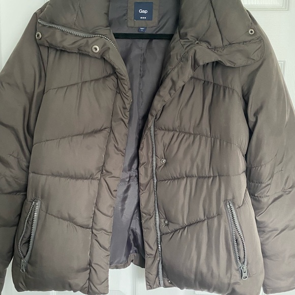 Gap brown puffer coat - Picture 5 of 8